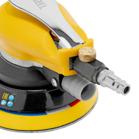 Эксцентриковая шлифовальная машина EPG125, 125 мм, 9000 об/мин, 5 мм, 113 л/мин// Denzel цена