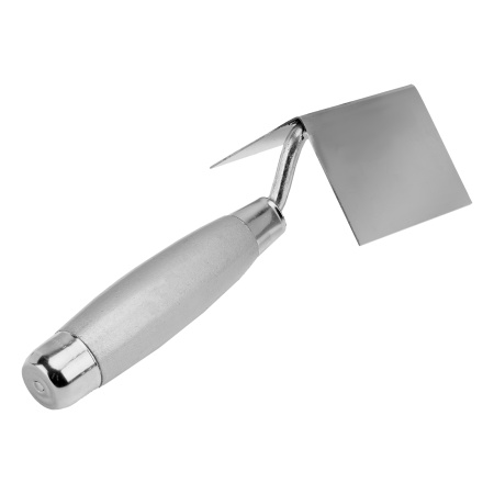 Мастерок из нержавеющей стали, 80 х 60 х 60 мм, для внутренних углов, деревянная ручка Matrix цена