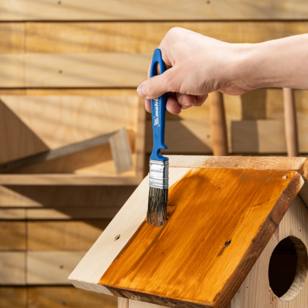 Кисть флейцевая "Водные краски" Color Line  25 x 10 мм Matrix цена