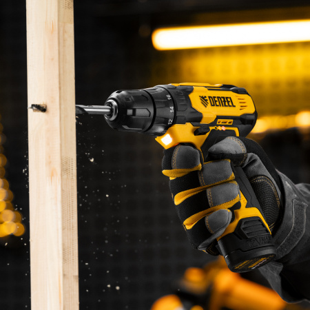 Дрель-шуруповерт аккумуляторная CDQ-12, Li-Ion, 12 В Denzel