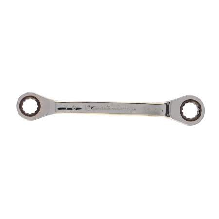 Ключ накидной трещоточный, 13 x 14 мм, CrV, зеркальный хром Matrix