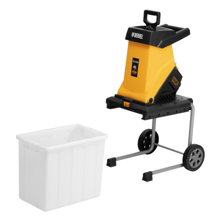 Измельчитель садовый электрический ECS-2700, 2700 Вт, 40 мм Denzel цена