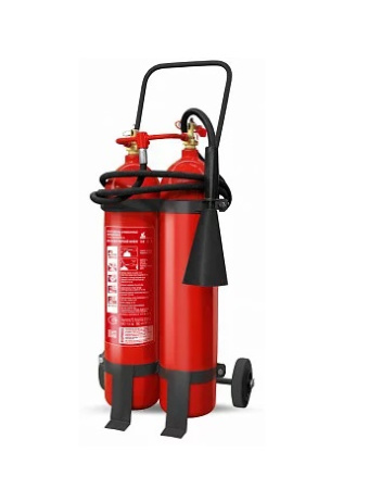 Огнетушитель углекислотный ОУ-10-ВСЕ Морской ИНЕЙ на шасси