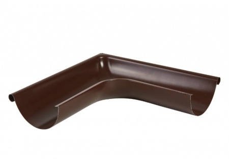Угол желоба на 90° внешний цвет коричневый