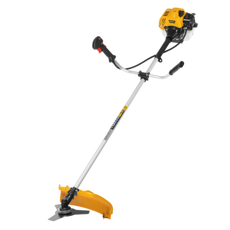 Триммер бензиновый DTS-33, 33 см3, неразъемная штанга, состоит из 2 частей Denzel цена