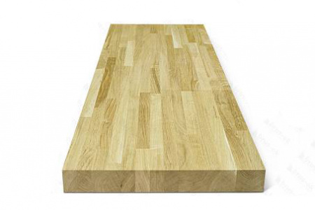 Мебельный щит 40х620х2000 мм Дуб АБ сращенный