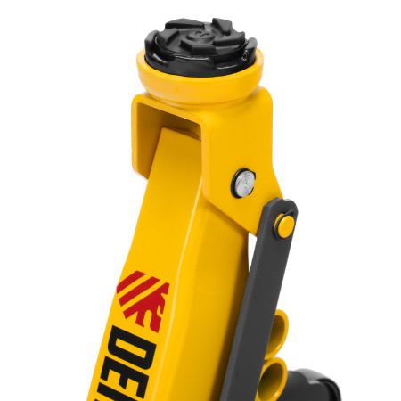 Домкрат гидравлический подкатной с фиксатором, 2,8 т, 135-385 мм Denzel цена