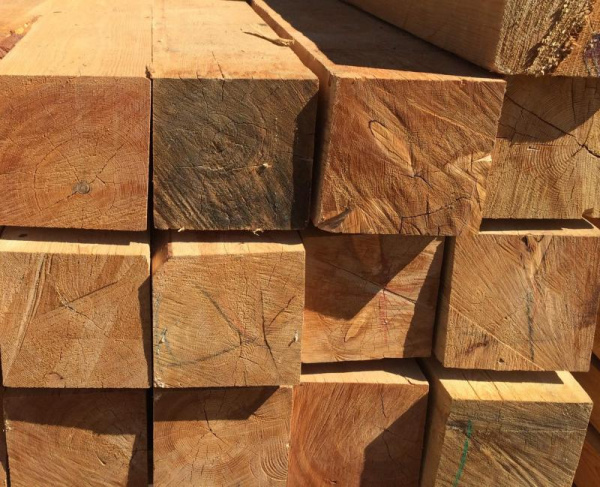 Брус обрезной 100х100х6000 лиственница