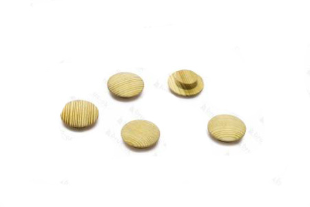 Заглушка деревянная Лиственница d-12х20 мм. 10 шт/упак.