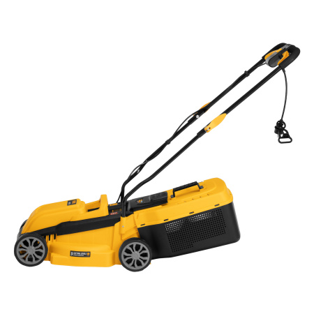 Газонокосилка электрическая GMC-1200, шир.,32см, 1200 Вт, 3 уров., травосб. 30 л Denzel цена
