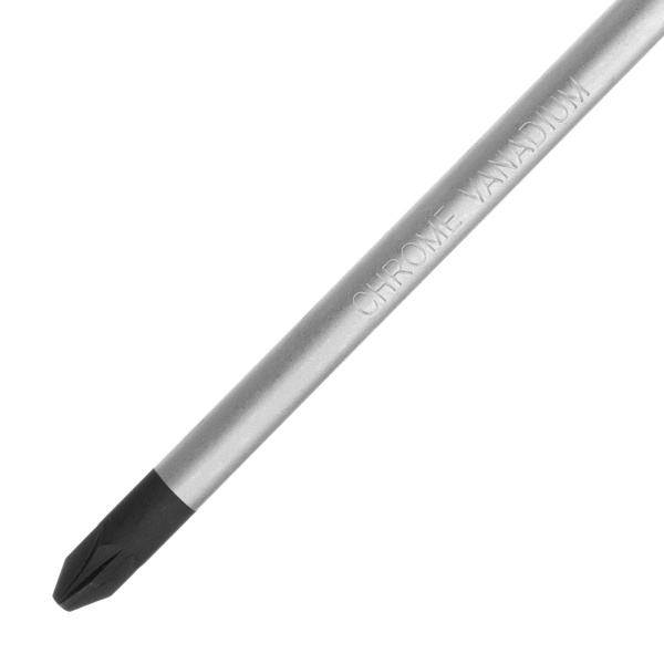 Отвертка PZ2x100 мм, CrV, трехкомпонентная рукоятка Denzel