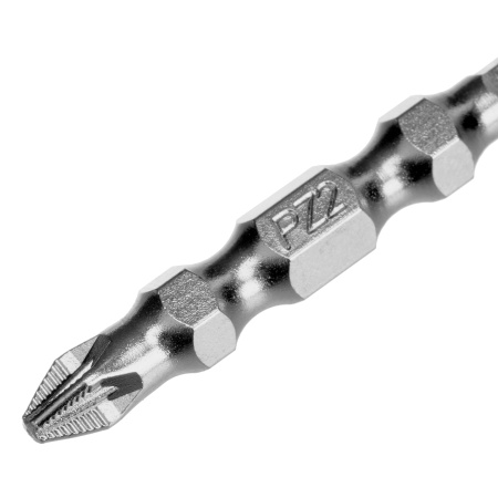 Набор бит двухстор., PH2-T30х45мм, PZ2-H4х45мм, сталь S2, 2 шт. Gross