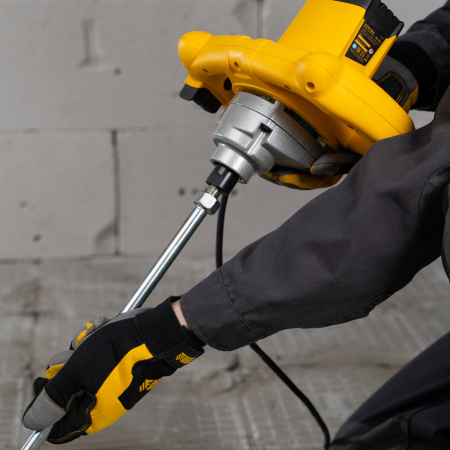 Миксер строительный EM-1-1200, 1200 Вт, 0-680 об/мин Denzel