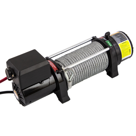 Лебедка автомобильная электрическая LB-4000, 4.5 т, 3.7 кВт, 12 В Denzel цена