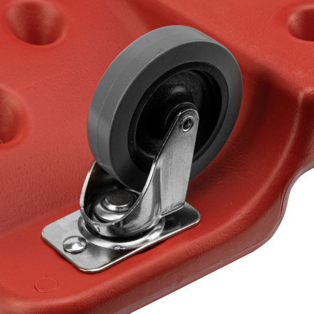 Лежак ремонтный на шести колесах, 1000 х 475 х 128 мм, пластиковый Matrix цена