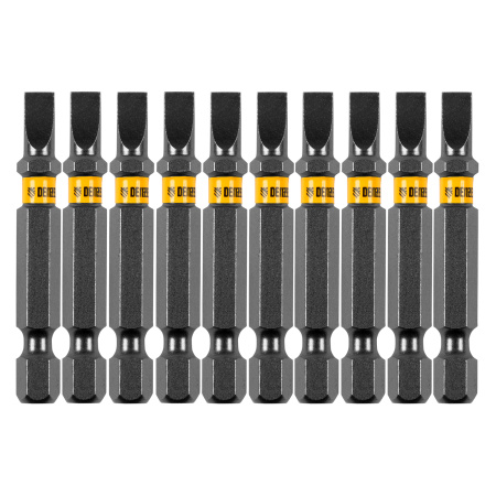 Бита SL5,0х50, сталь S2, шестигранный профиль, 10 шт. Е 6,3 Denzel