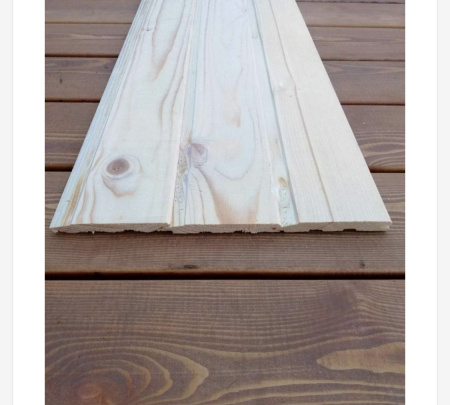 Евровагонка 12.5х96х3000 мм Хвоя Сорт В