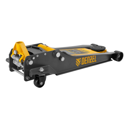 Домкрат гидравлический подкатной, 3 т, 85-610 мм, быстрый подъем, низ. подхват, проф, SUV Denzel цена