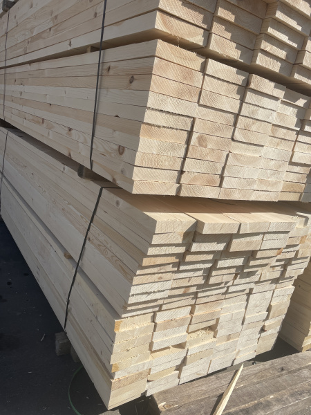 Доска сухая строганная 50х200х6000