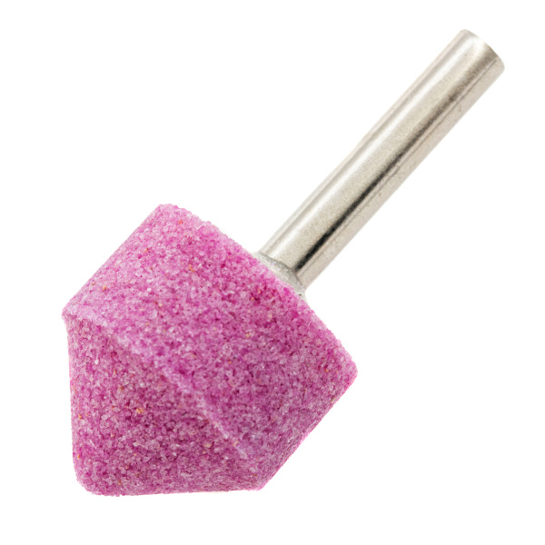 Шарошка абразивная, конус, 25 x 25 x 6 мм, F46, 3 шт Matrix