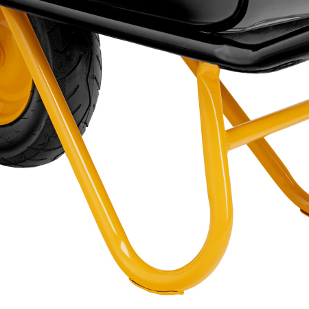 Тачка строительная, усиленная, объем 120 л, 220 кг, колесо 16х4.00-8 Denzel цена