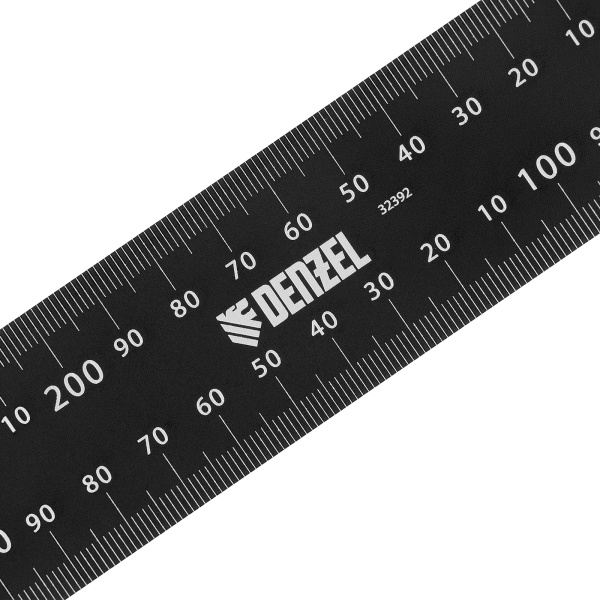 Угольник, 200 х 300 мм, алюминиевый, лазерная гравировка Denzel цена