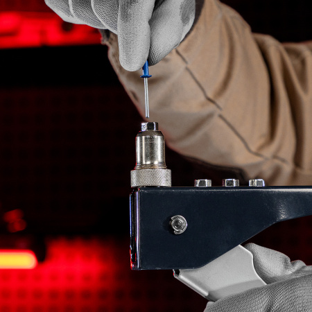 Заклепки 4.0 х 10 мм RAL 5005, синие, 50 шт Matrix цена