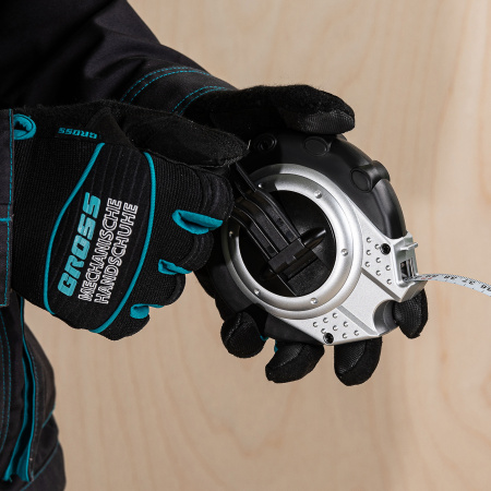 Рулетка геодезическая 20 м х 13 мм, закрытый корпус, металлическая лента, нейлон Gross цена