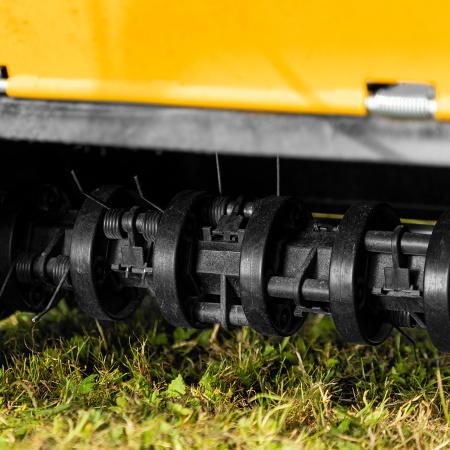 Скарификатор-аэратор бензиновый SAG-400, 212 см3, -15/+10 мм, 40 см Denzel цена