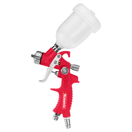 Краскораспылитель HVLP пневмат. с верхним бачком V= 0,1 л, сопло диаметром 0.8 мм Matrix цена