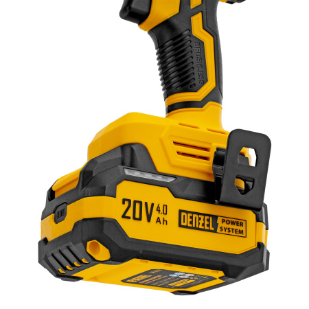 Гайковерт ударный аккумуляторный бесщет. CIWH-BL-20-500, Li-Ion, 20 В Denzel