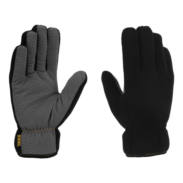 Перчатки универсальные, двойные, ПВХ нанесение, размер 8 Denzel