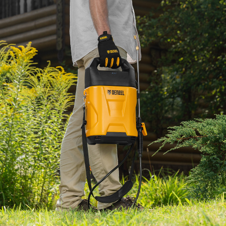 Опрыскиватель аккумуляторный D-5LI, 5 л, Li-Ion акк., 12 В, 2 Ач Denzel цена