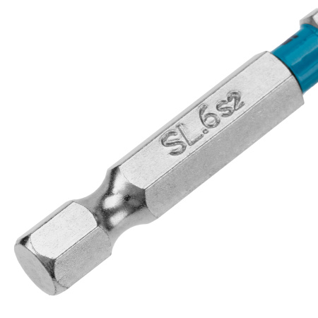Бита SL6,0х50мм, сталь S2, шестигр., 10 шт. Gross