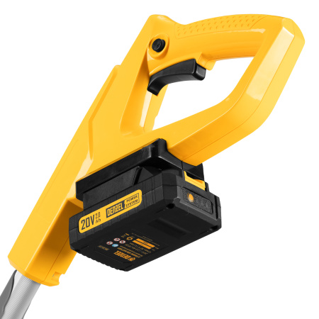 Портативная аккумуляторная газонокосилка CLM-22, Li-ion, 20В, 220 мм // Denzel цена