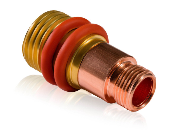 КЕДР Держатель цанги ГАЗ ЛИНЗА КЕДР для комплекта с прозрачным соплом (TIG-17–18–26 PRO/EXPERT) Ø 1,6 мм