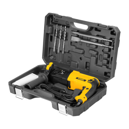 Перфоратор электрический RHB-800-26, SDS-plus, 800 Вт, 3 Дж, 4 реж. Denzel