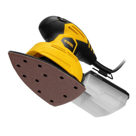 Машина плоскошлифовальная вибрационная 2 в 1 VDS-2, 130 Вт, 14000 об/мин Denzel цена