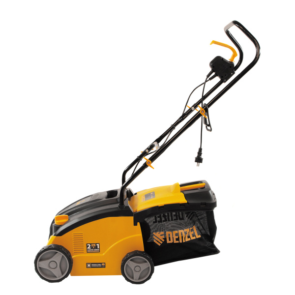 Скарификатор-аэратор  электрический SAE-1500, 1500 Вт, -11/+5 мм, 32 cм Denzel цена