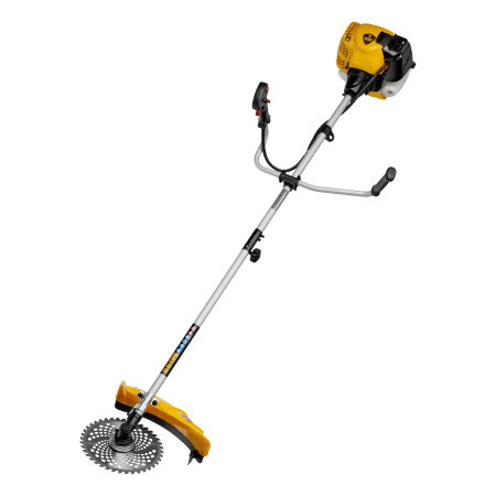 Триммер бензиновый DTL-52S, 52 см3, разъемная штанга, состоит из 2 частей Denzel цена