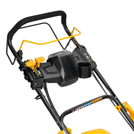 Газонокосилка бензиновая GLD-460SP-VE, 146 см3, шир. 46см, привод, вариатор, эл.старт, 60 л Denzel цена