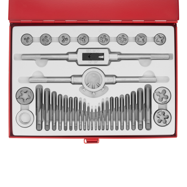 Набор метчиков и плашек М3-М16, 36 предметов Matrix