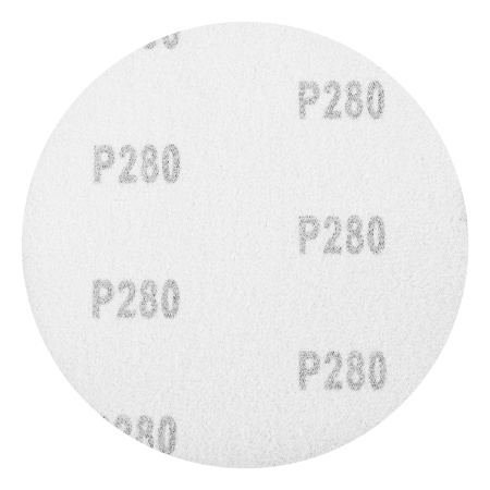 Круг абразивный на ворсовой подложке под "липучку", P 280, 150 мм, 5 шт Matrix