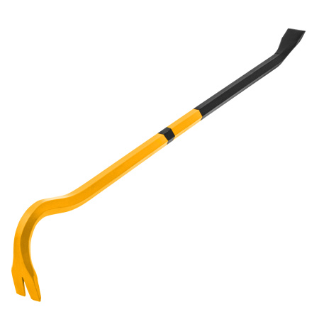 Лом-гвоздодер, 600 мм, шестигранный 16 мм, окрашенный, сталь 65 Denzel цена