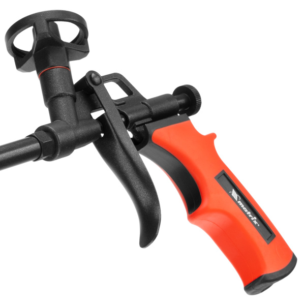 Пистолет для монтажной пены, тефлоновое покрытие, двухкомпонентная ручка Matrix цена