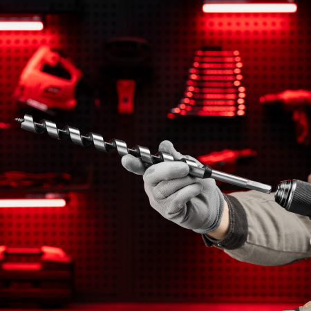 Сверло по дереву шнековое, 20 х 350 мм, шестигранный хвостовик Matrix