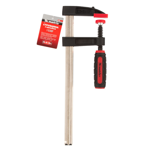 Струбцина F-образная, 200 х 50 х 260 мм Matrix цена