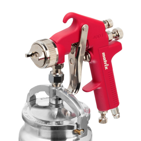 Краскораспылитель HP пневмат. с нижним бачком V= 1 л, сопло диаметром 1.8 мм Matrix цена