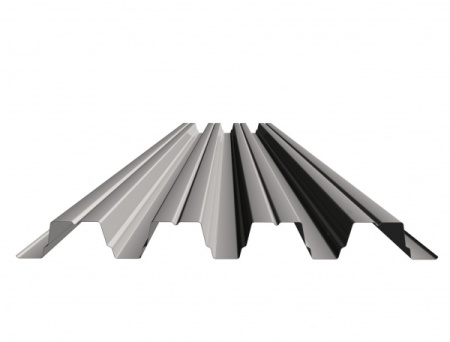 Профнастил оцинкованный Н75 0.6x750x6000