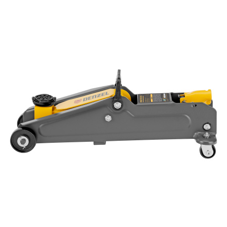 Домкрат гидравлический подкатной, 2 т, 135-385 мм Denzel цена